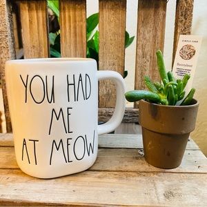 Rae Dunn Cat Lover Mug You Had Me At Meow NWOT